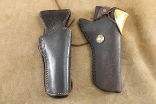2x Stembridge Gun Rentals RH Holsters 4 5/8" Colt Single Action Army Revolver