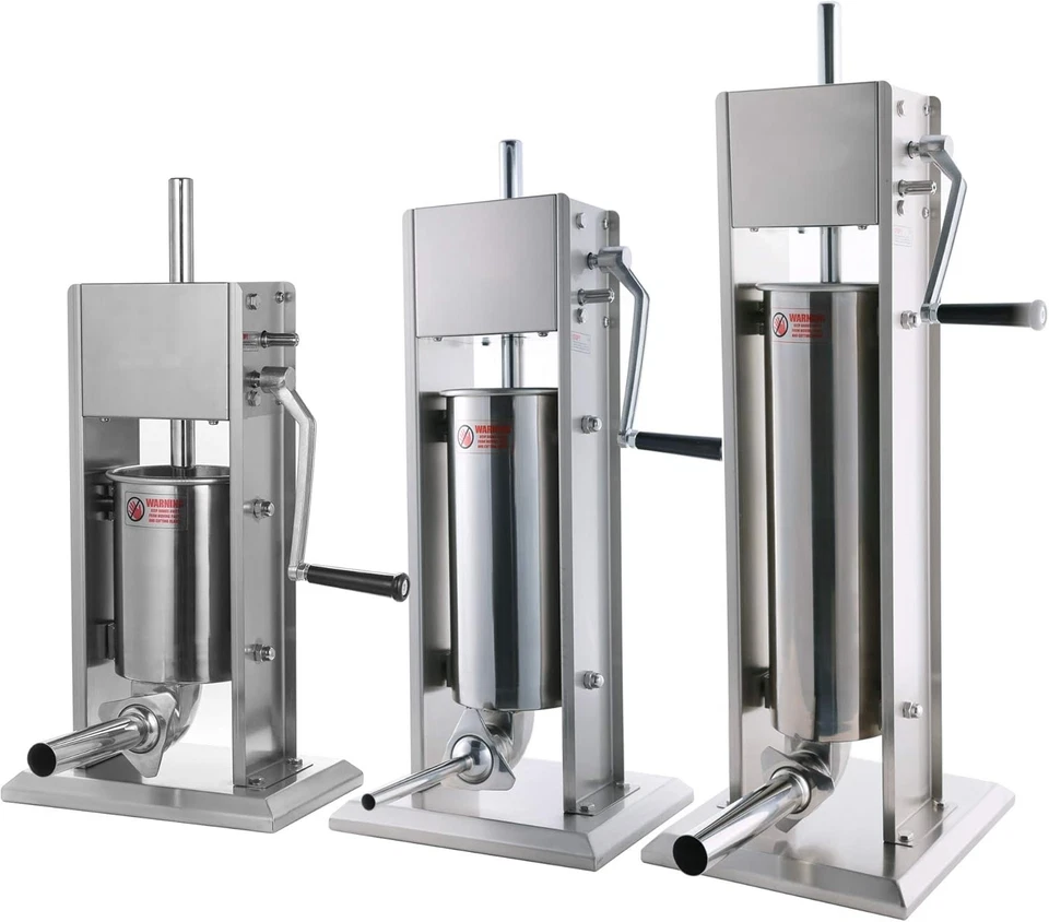 Embutidora vertical de salchichas de acero inoxidable, velocidade dupla, NOVO EUA - Imagem 4 de 4