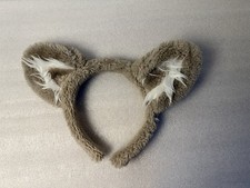 Great Wolf Lodge Wolf Ears Headband Gray and White Cosplay Halloween Kids