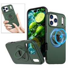Magnetic Case with Slider Camera Lens Cover For iPhone 16 17 Pro Max 15 14 13 12