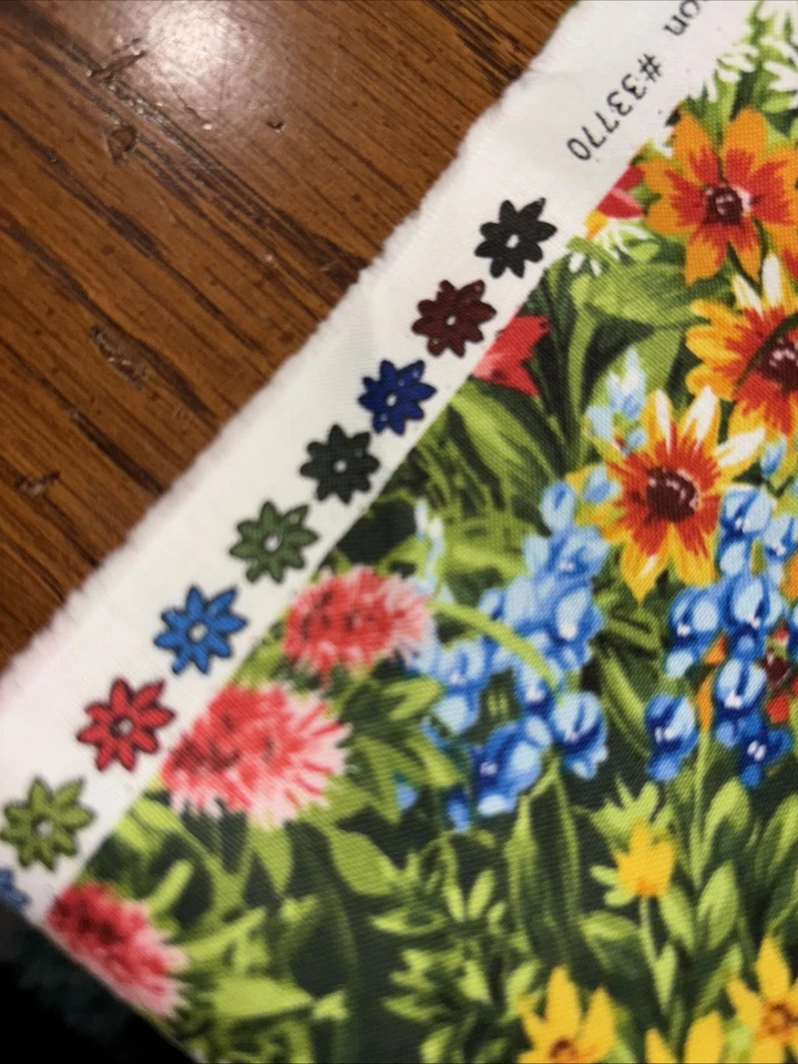 MODA Wildflowers 2024 100% cotton fabric 1/2 Yard 18 X 44 Inch 33770 11 Meadow - Image 4 of 4