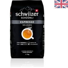 Intensely Aromatic 1 kg Whole Bean Espresso - Dark Chocolate and Hazelnut Notes 28.99 per kilo