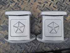 Unfinished Vintage Chrysler Cast Hemi Valve Cover Breathers Rare Discountinued