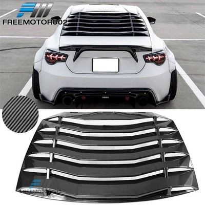 Fits 13-20 Scion FRS/Subaru BRZ/Toyota 86 Rear Window Louver Sun Shade Cover CFL