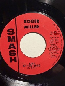 Roger Miller “King Of The Road” Smash 7” 45 Strong VG+