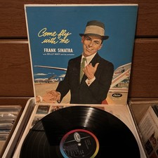 Frank Sinatra "Come Fly With Me"LP Record ~ 1958 Capitol W920 ~ VG+/VG+ Frank Sinatra "Come Fly With Me"LP Record ~ 1958 Capitol W920 ~ VG+/VG+