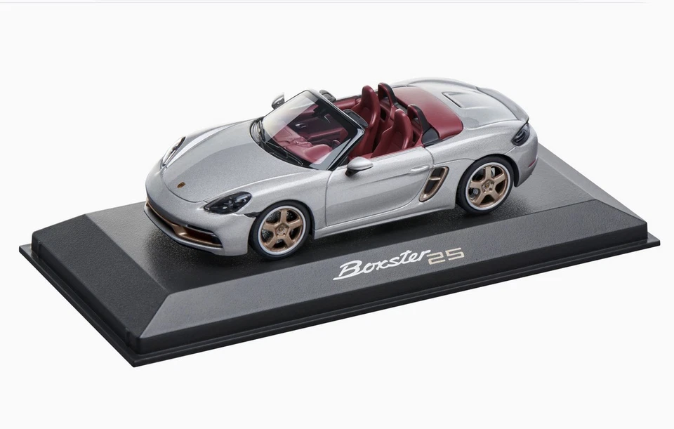 Porsche Boxter Gts type 982 gris metal ‘’25 Jahre’’ 2021 - Minichamps Porsche - Photo 2/4