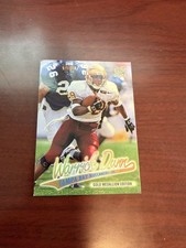 1997 Fleer Ultra Gold Medallion #G183 Warrick Dunn Rookie Card. EX/MT
