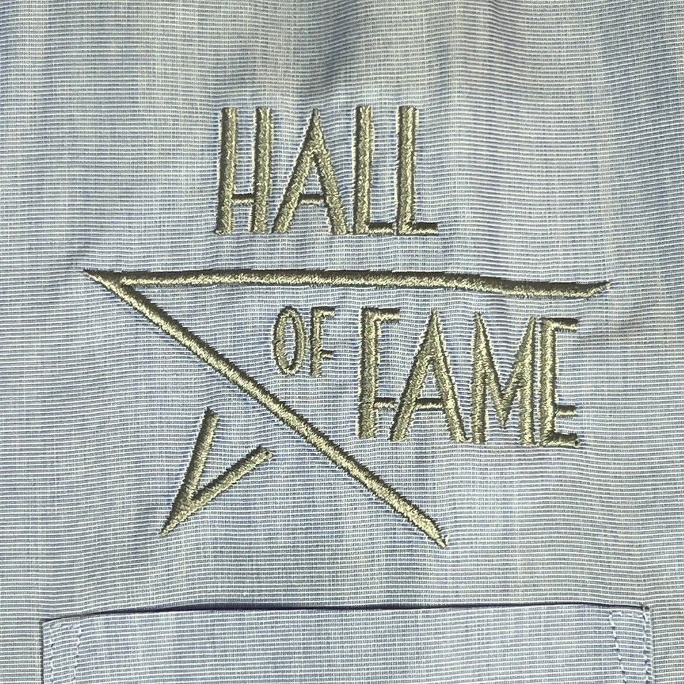 Untuckit Shirt Mens MEdium Blue Short Sleeve Hillstowe Button Up Wrinkle Free - Image 3 of 4