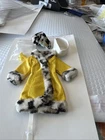 Vintage Mattel Barbie Coat,Hat & Shoes “Great Coat” # 1459 Yellow & Leopard Trim