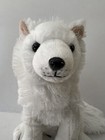 Plush Sitting White Alaskan Snow Husky Wolf Fox Dog Stuffed Animal 2011