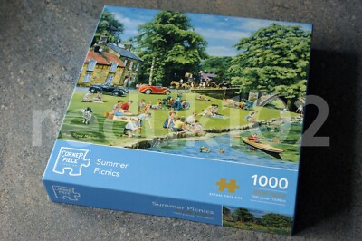 Sommer Picknicks 1000 Teile Puzzle Puzzle Picknick Eckteil TheWorks
