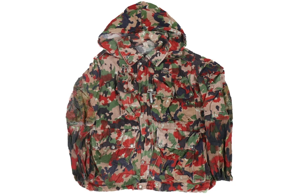 Swiss Army M70 Alpenflage Parka Chaqueta de Campo Militar Camuflaje M83 TAZ Foto 4 de 4
