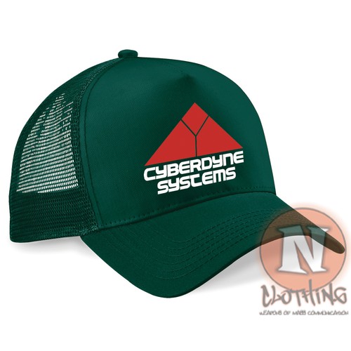 Cyberdyne Systems terminator skynet Half mesh retro trucker baseball cap hat - Picture 4 of 14