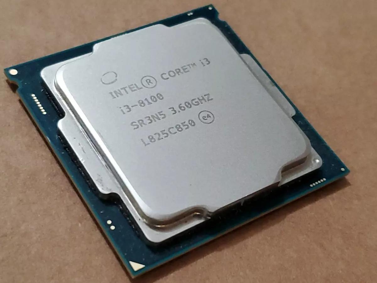 Intel Core i3-8100 SR3N5 CPU Processor 3.6GHz Quad-Core LGA1151