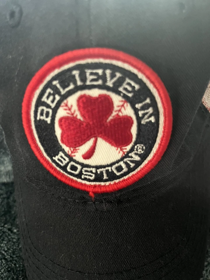 New England Believe in Boston City Pride Truckers Hat Cap Sticker Decal Lot - Image 4 of 4