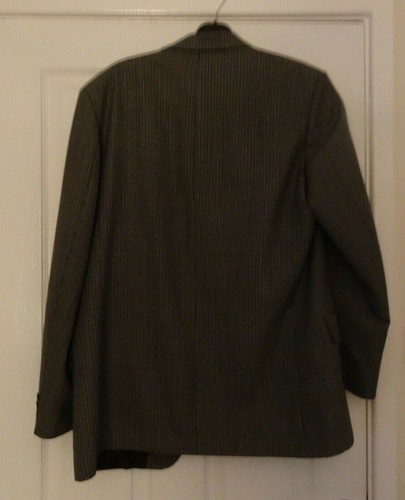 MENS SMART JACKET 40ins CHEST BURTONS BLACK /GREY DESIGN REGULAR FIT - Picture 2 of 10