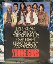 Young Guns 1988 Movie Original Publicity Press Kit,Sheen, 13 Photos 12 Slides