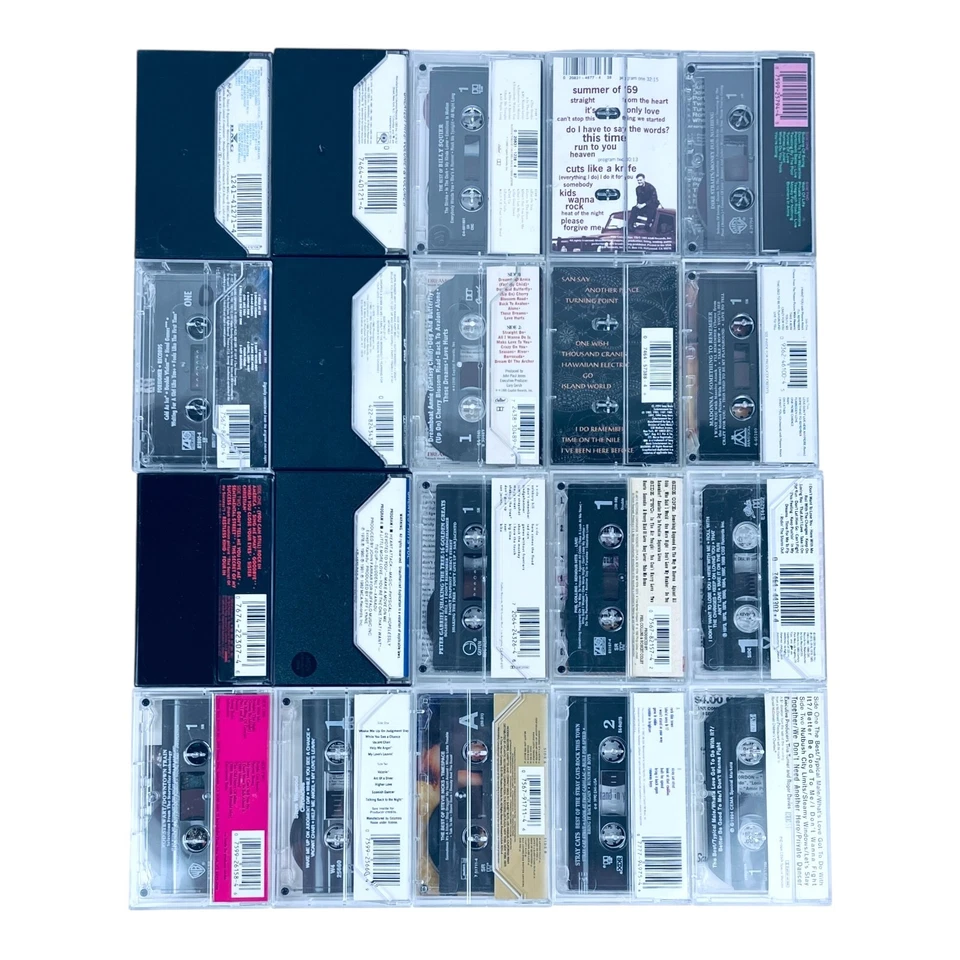 20x 80s Pop/Rock GREATEST HITS Cassette Tapes: Foreigner REO Madonna Heart Joel - Image 3 of 4
