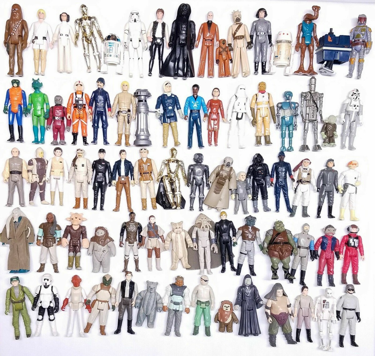 YOU PICK** VINTAGE STAR WARS FIGURES Kenner 1977-1984 NO