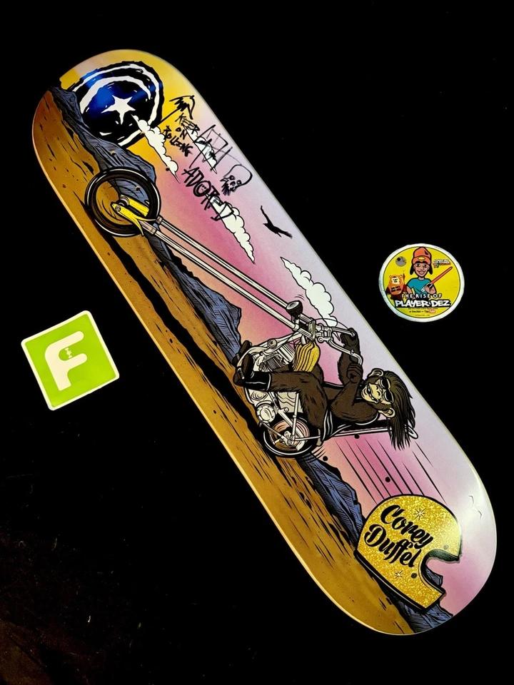 Base Corey Duffel Early Pro Modelo Patineta AUTOGRAFIADA RARA FIRMADA Foto 2 de 4