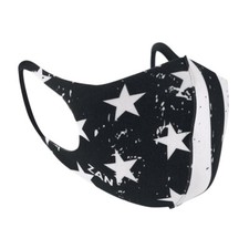 Lot de 2 masques visage léger drapeau noir et blanc Zan Headgear FMLW091