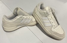 Adidas Forum Low CL J ID6861 Kids US 4 Lightly Used Off White Clean