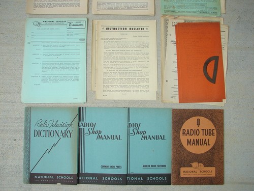 1948 National Schools Los Angeles Radio & Television Electronic Books Tests Kits - Picture 4 of 16