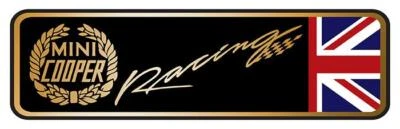 MINI COOPER RACING Sticker vinyle laminé