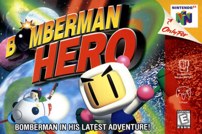 Bomberman Hero BOX ART Nintendo 64 N64 Premium POSTER MADE IN USA