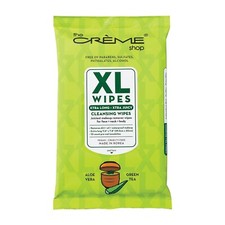 The Creme Shop - XL Makeup Cleansing Wipes Aloe Vera  Green Tea - 10 Count