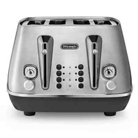 Delonghi Distinta X 4 Slice Toaster CTI4003M – Stainless Steel, 1800W