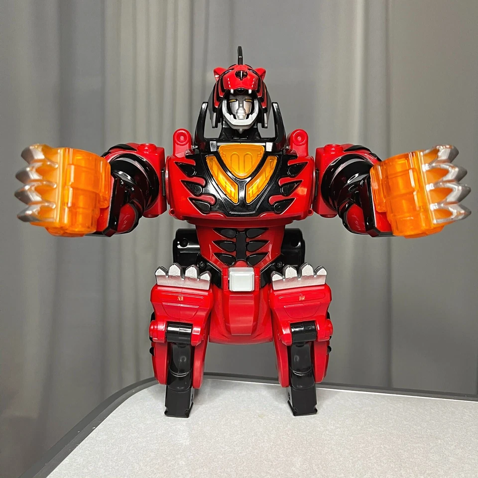 Bandai Power Rangers Deluxe Jungle Fury Pride Megazord 2007 #30086 probado usado en excelente estado Foto 2 de 4