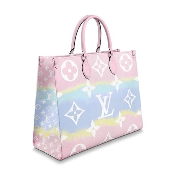 Louis Vuitton Escale Onthego GM Tote Bag M45119 Pastel Monogram LV New invoice | eBay