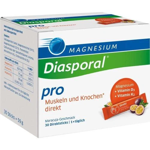 MAGNESIUM DIASPORAL pro D3+K2 Muskeln+Knochen dir. 30 ST PZN 18160158 - Bild 1 von 1