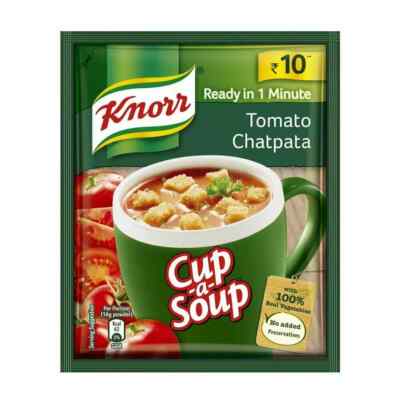 (Pack of-8) Knorr Instant Cup A Soup 100% Vegetable  free one magic masala
