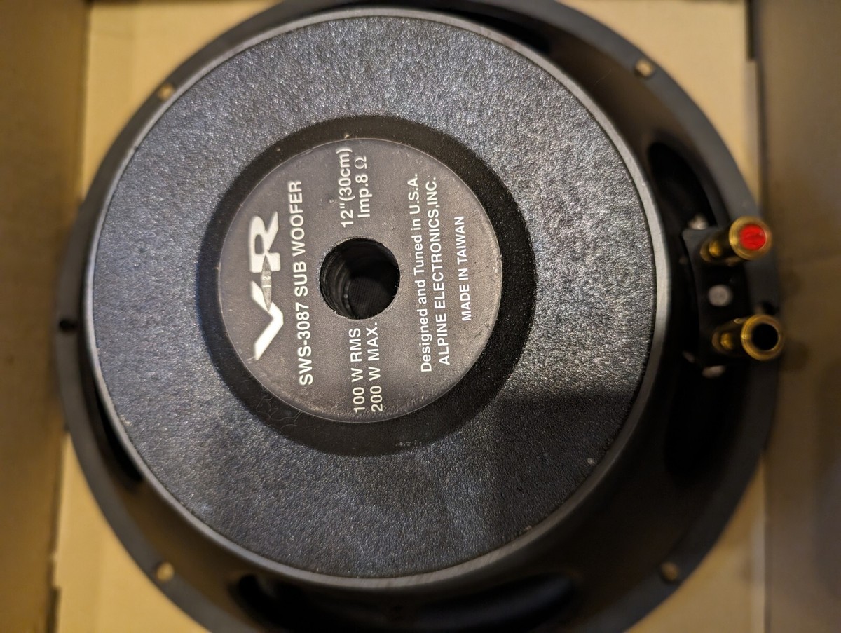 Rare unused Alpine XR12 Subwoofer 12 inch Model SWS-3087 | eBay Rare unused Alpine XR12 Subwoofer 12 inch Model SWS-3087 | eBay