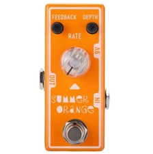 New Tone City Summer Orange Phaser Mini Guitar Effects Pedal