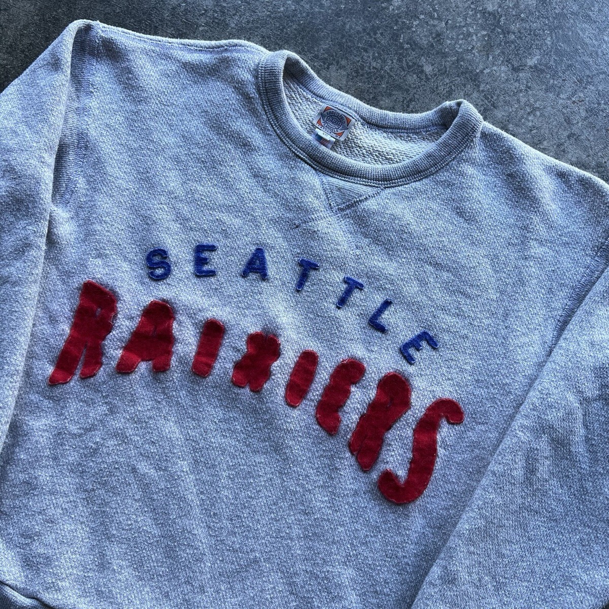 Ebbets Field Flannels Seattle Rainiers Pullover Sweatshirt Mens