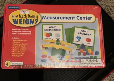 Lakeshore How Much Does It Weigh? Measurement Center #LL407 NEW SEALED Age 4