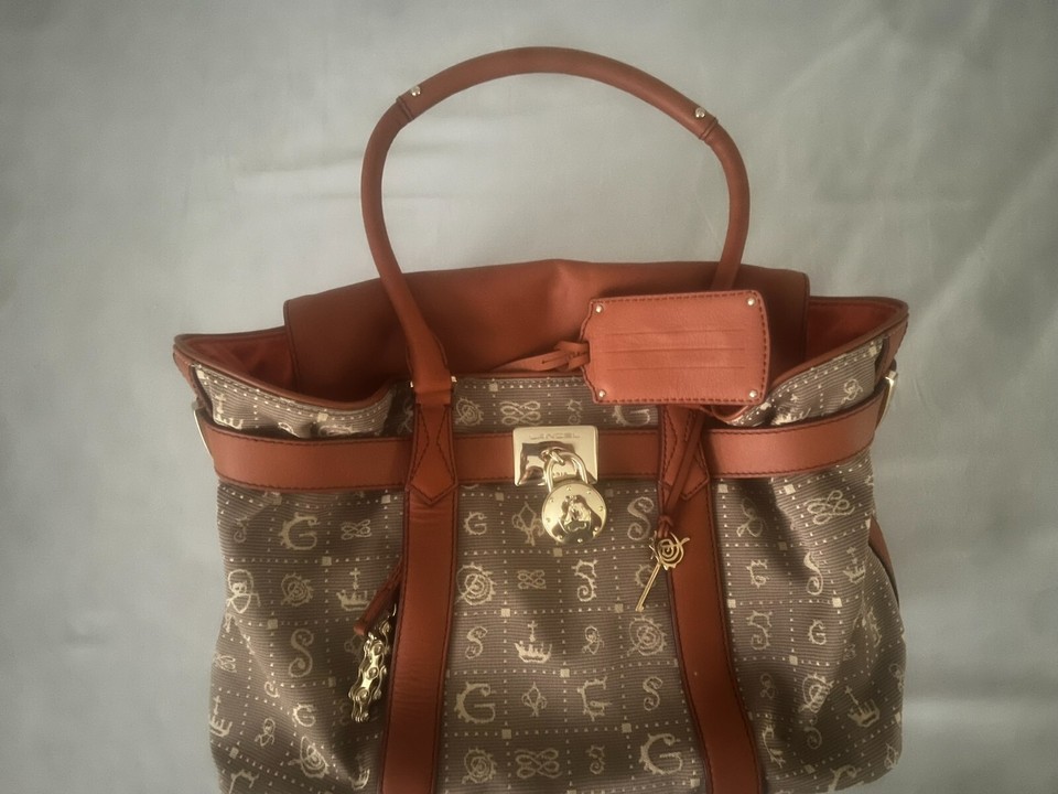 LANCEL Daligramme Handbag. appointments, good shape! Was 1200