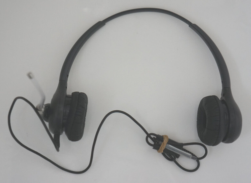 Plantronics SupraPlus H261 Black Binaural Headset & New Pads - Picture 2 of 3