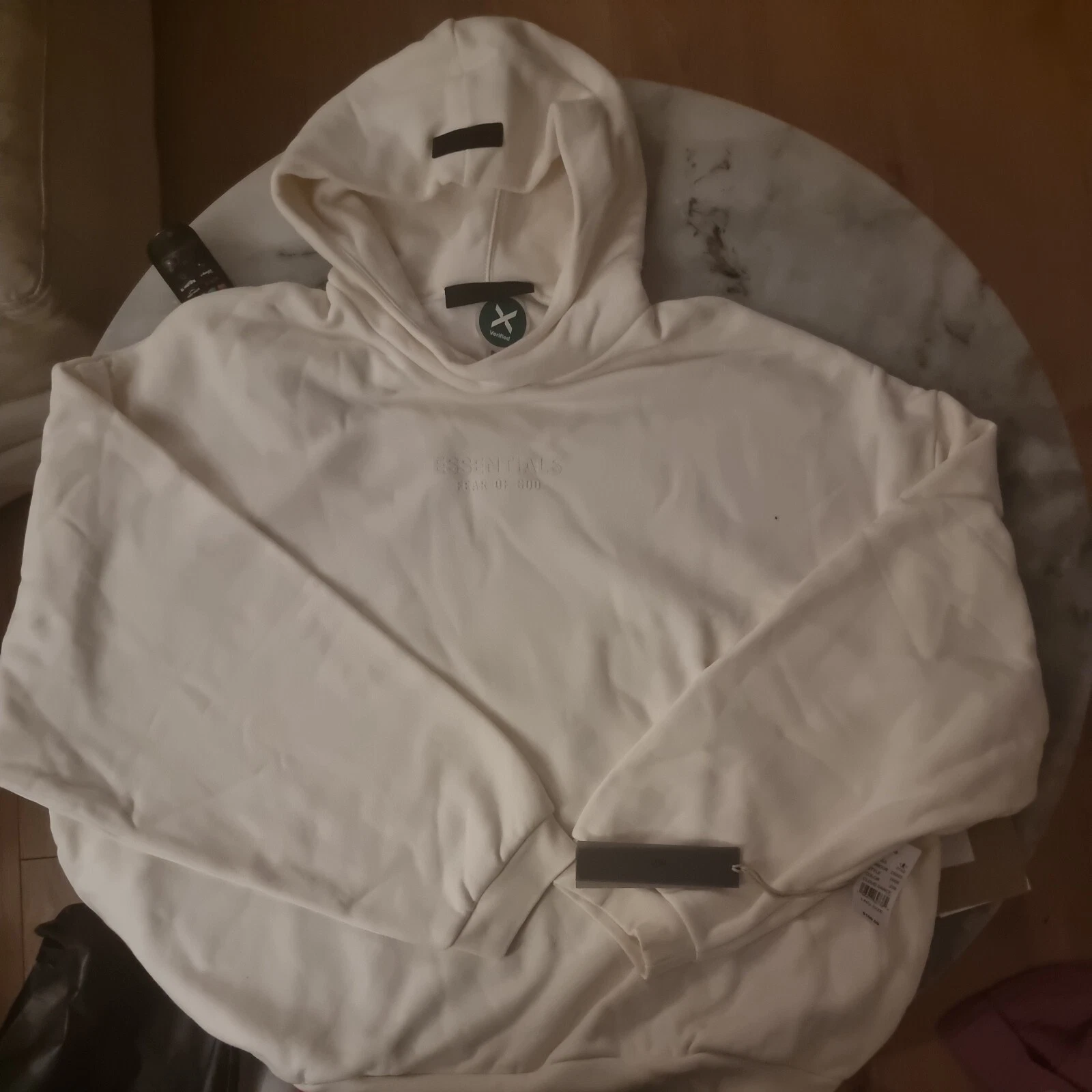 FEAR OF GOD felpa con cappuccio essentials paura di dio nuova con etichette