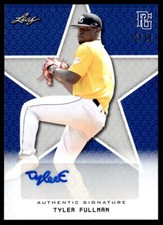 2020 Leaf Perfect Game Showcase Tyler Fullman Blue Autograph /15 Michigan