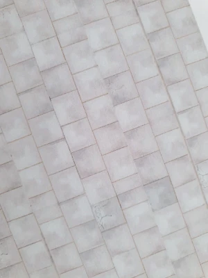 MARVIN MODEL RAILWAYS Light Grey Paving Paper for 00 Gauge Model Railway Scenery Building