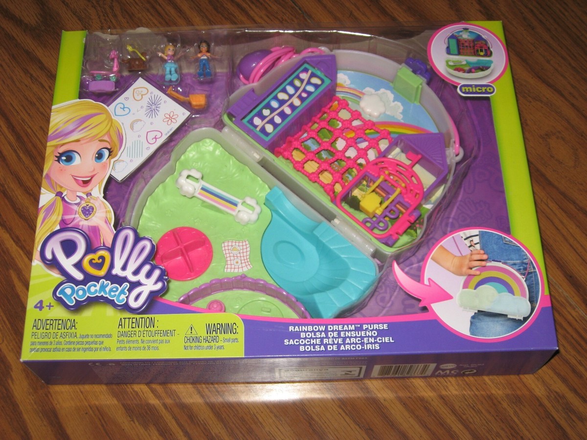 Polly Pocket Rainbow Purses Micro Playset Bolsa De Polly Pocket