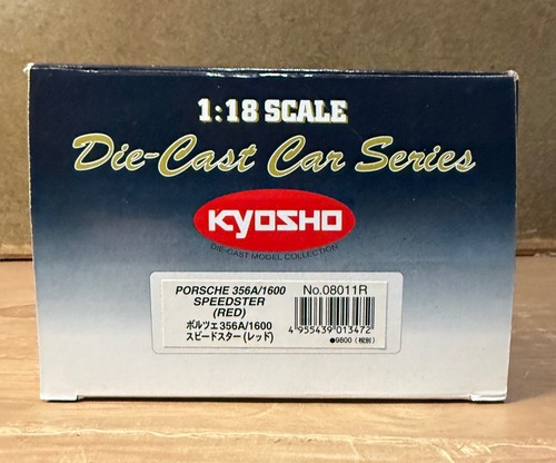 Kyosho 1/18 Porsche 356A Speedster Red New in Box - Picture 3 of 5