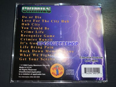 Crimies Album It's Gonna Be Alright CD Booklet Great Rare Compton