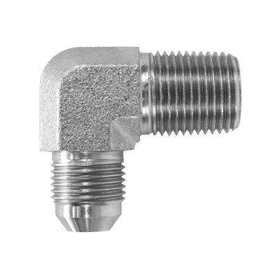 2501-12-12 Hydraulic Fitting 3/4'' Male JIC 37°-Flare x 3/4'' Male Pipe 90° Elbow