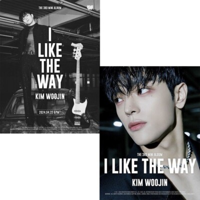 KIM WOOJIN [I LIKE THE WAY] 3rd Mini Album RANDOM CD+POSTER+Buch+3 Karte+Stand